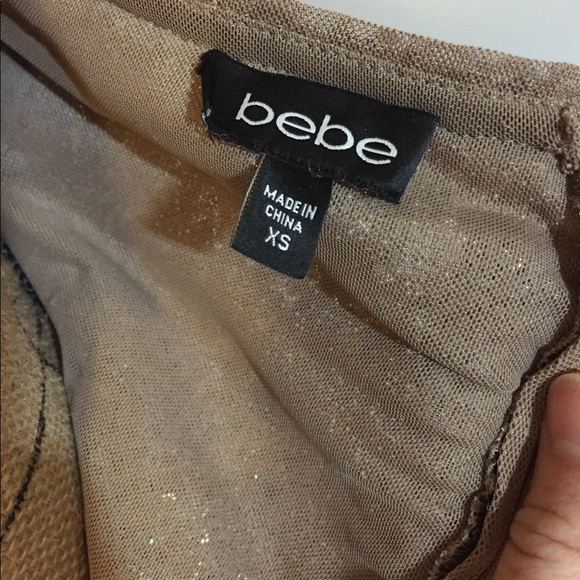 Like New Be-Be Rose Gold Sequin Top - Picture 3 of 11
